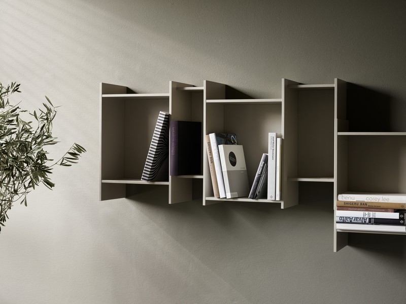 Como modern hanging bookshelf