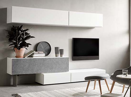 Lugano floating TV unit