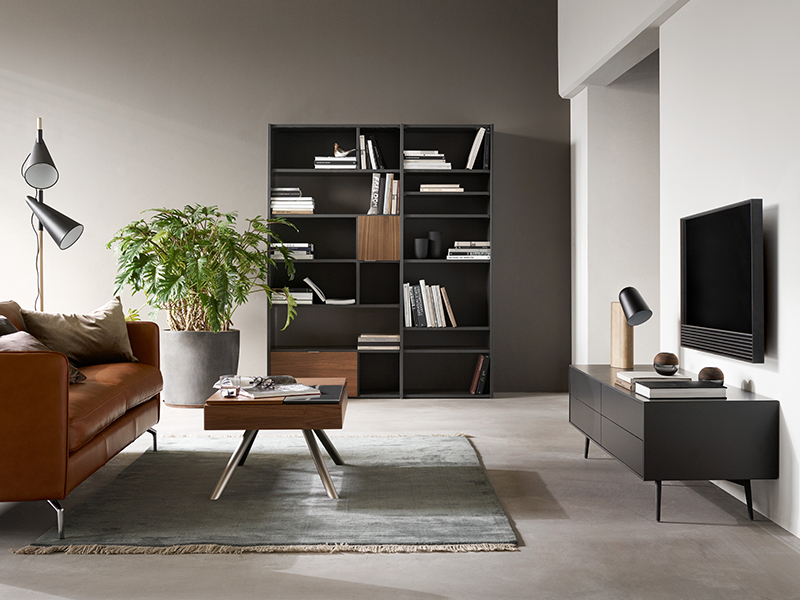 Copenhagen Black bookcase