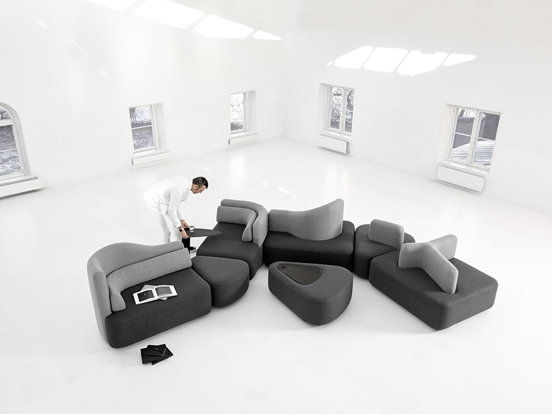 Ottawa grey modular sofa Sydney