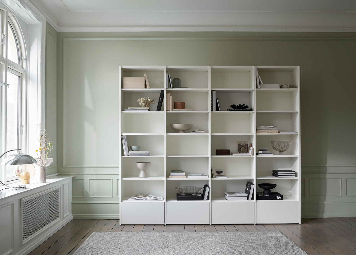 copenhagen white bookcase sydney