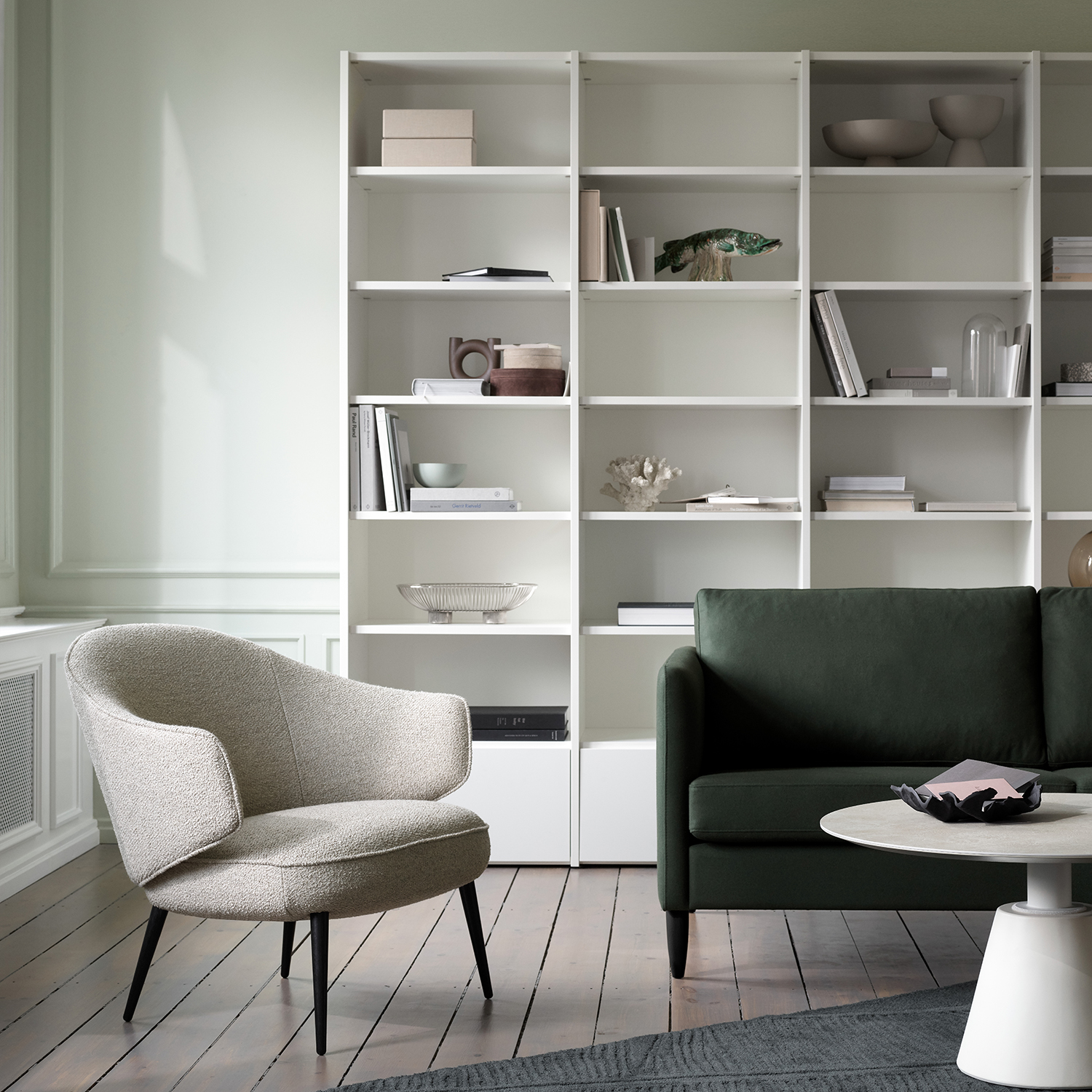 copenhagen white bookcase sydney