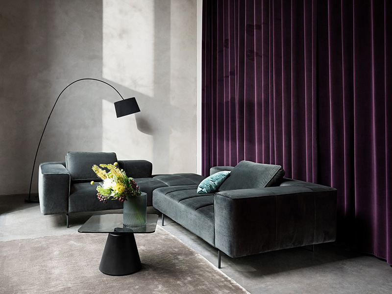 modern amsterdam velvet sofa 