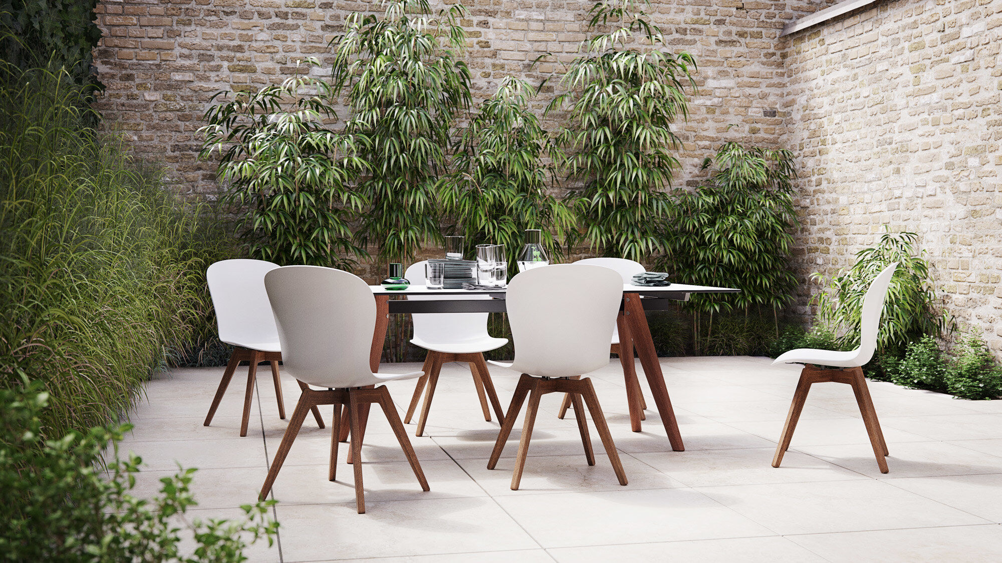 white outdoor table sydney